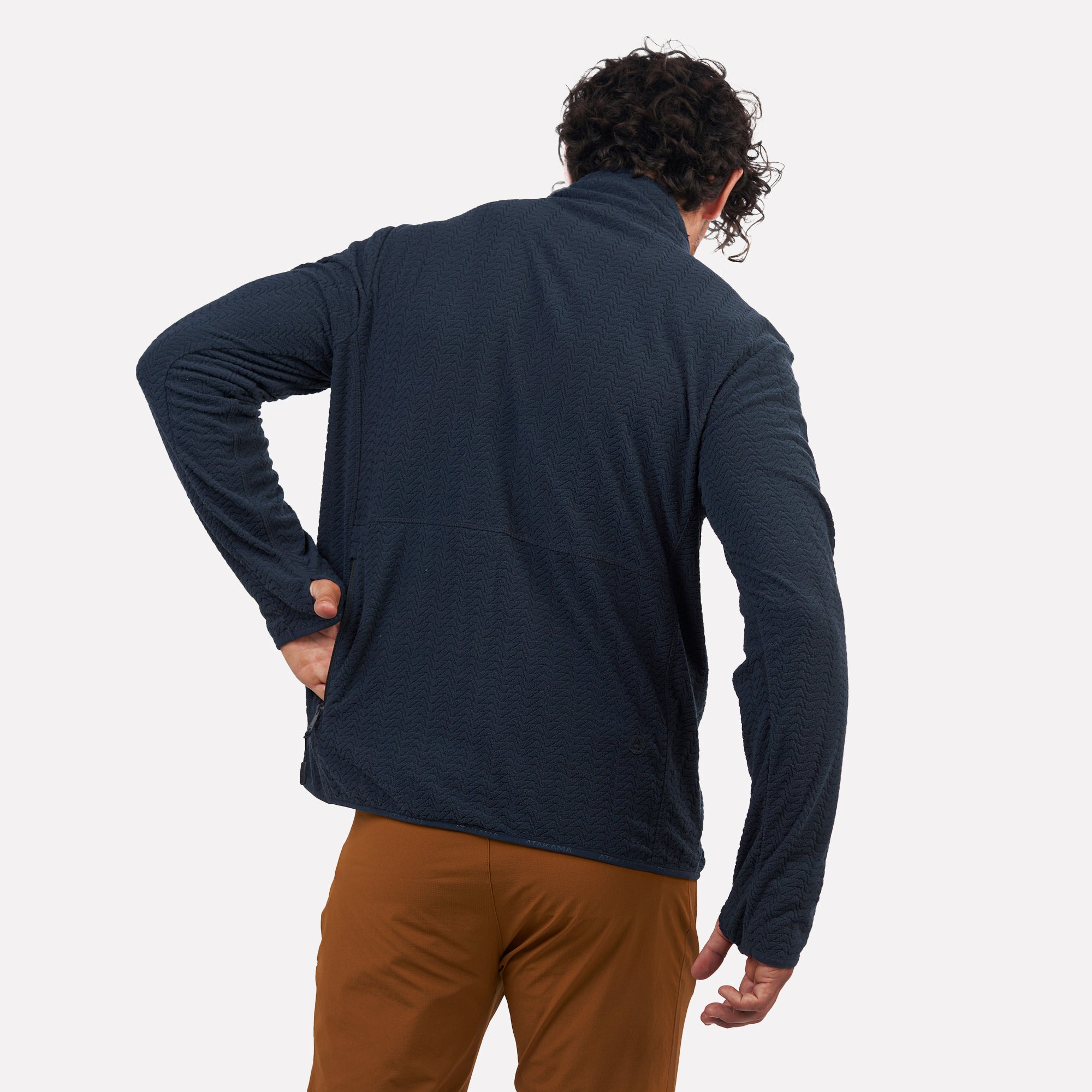 Polar fleece ultraligero 1/4-Zip hombre Volca Atakama Outdoor - Rideshop
