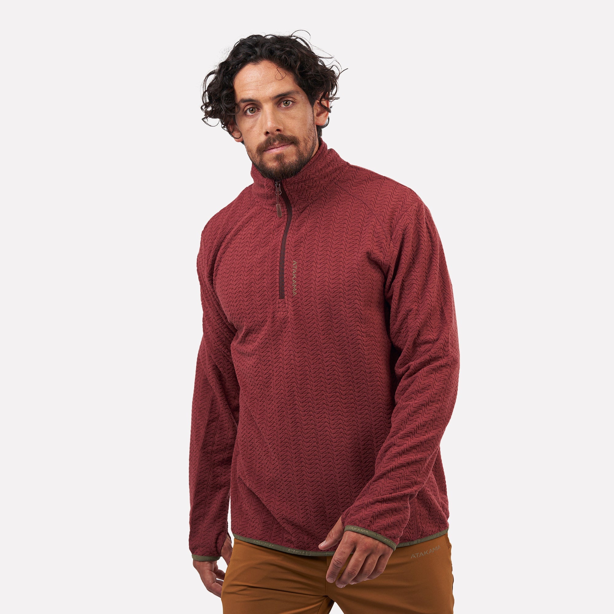 Polar fleece ultraligero 1/4-Zip hombre Volca Atakama Outdoor - Rideshop