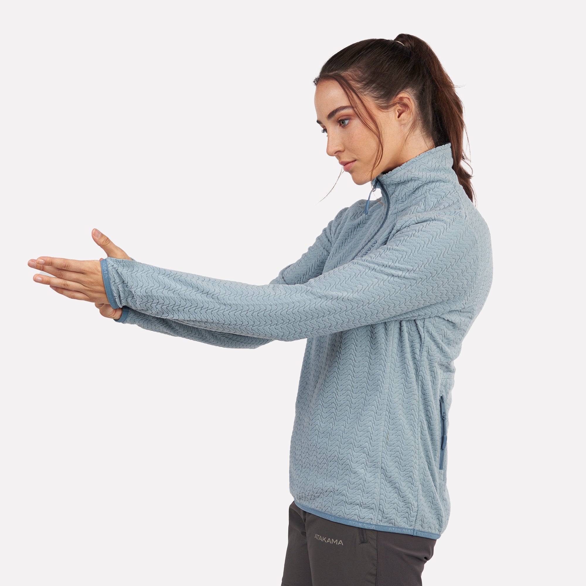 Polar fleece ultraligero 1/4-Zip mujer Volca Atakama Outdoor - Rideshop