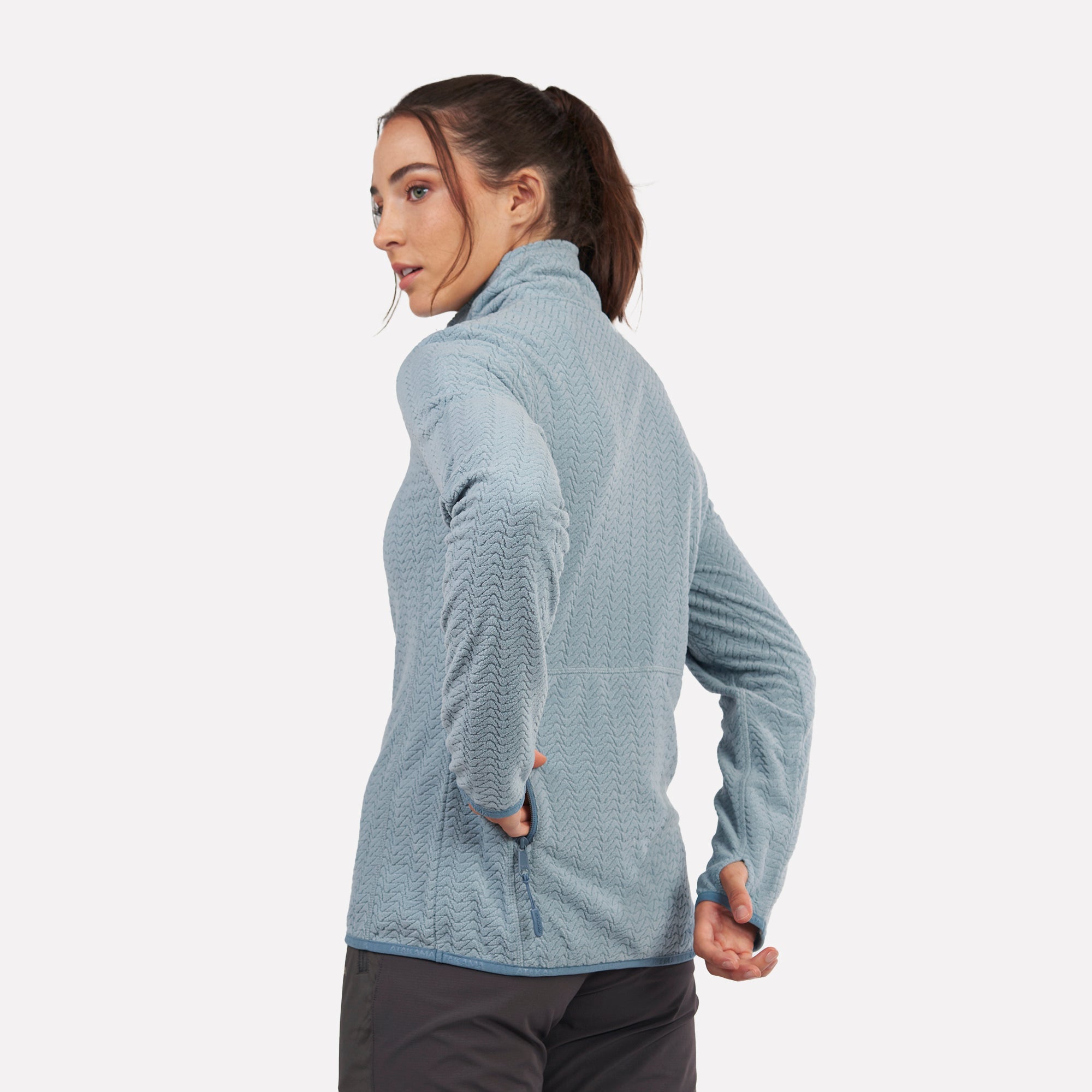 Polar fleece ultraligero 1/4-Zip mujer Volca Atakama Outdoor - Rideshop