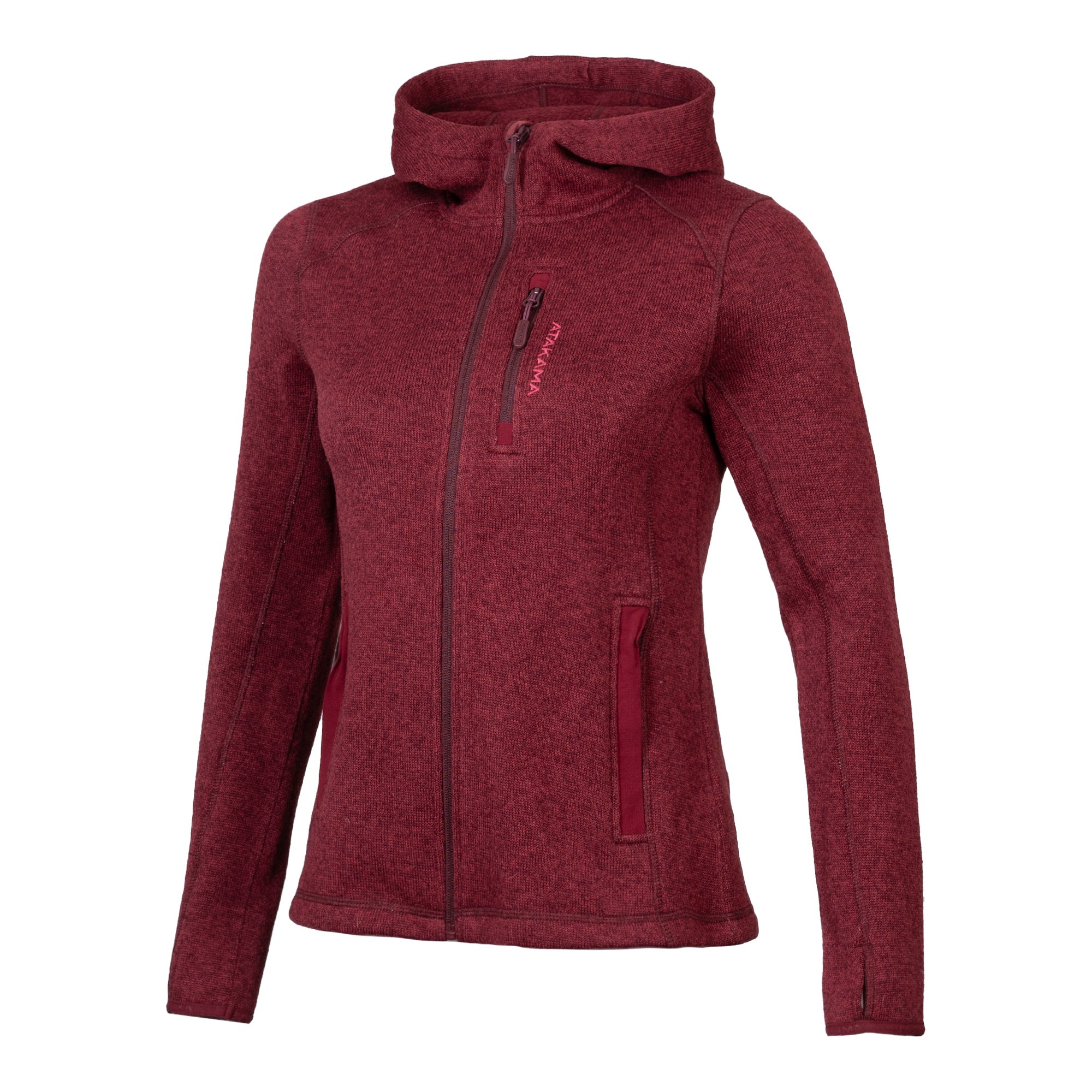 Polar tejido hoddie Full-Zip mujer Tundra jaspeado Atakama Outdoor - Rideshop
