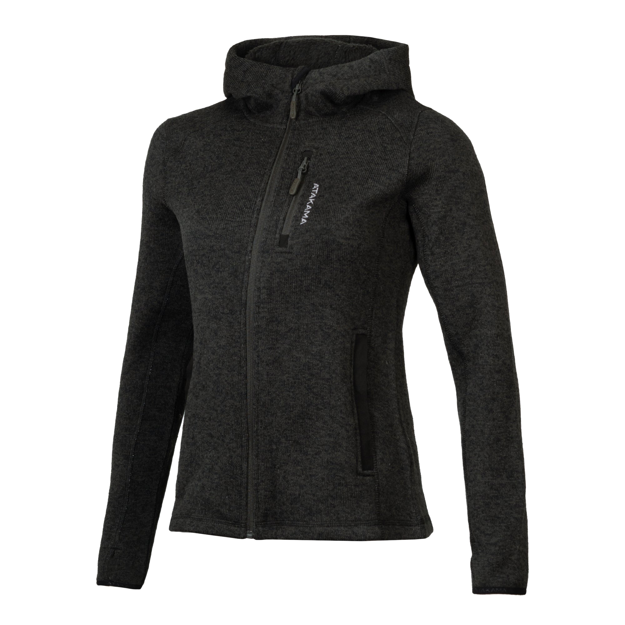 Polar tejido hoddie Full-Zip mujer Tundra jaspeado Atakama Outdoor - Rideshop