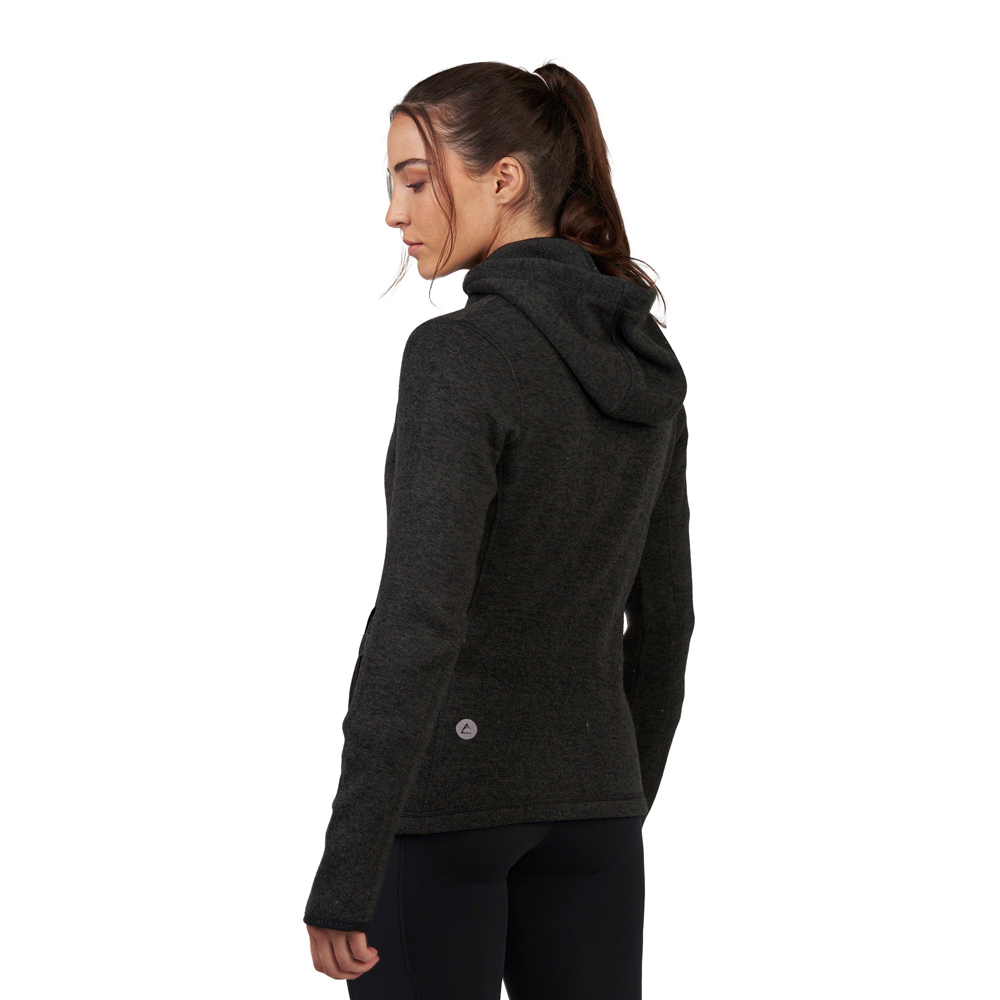 Polar tejido hoddie Full-Zip mujer Tundra jaspeado Atakama Outdoor - Rideshop