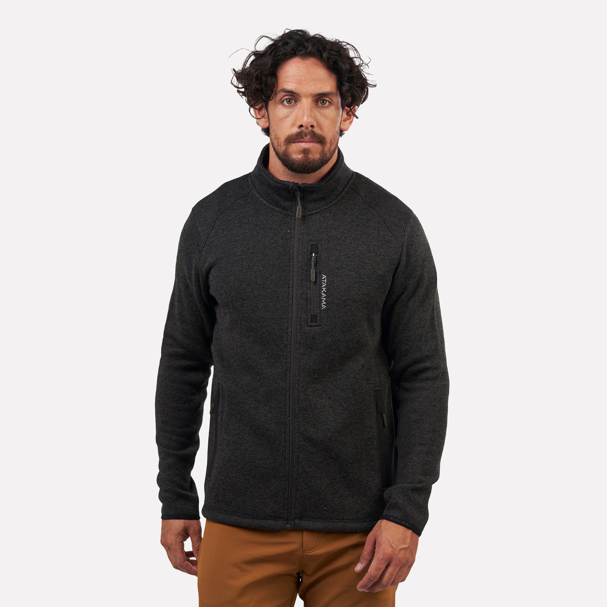 Polar tejido Full-Zip Hombre Tundra jaspeado Atakama Outdoor - Rideshop