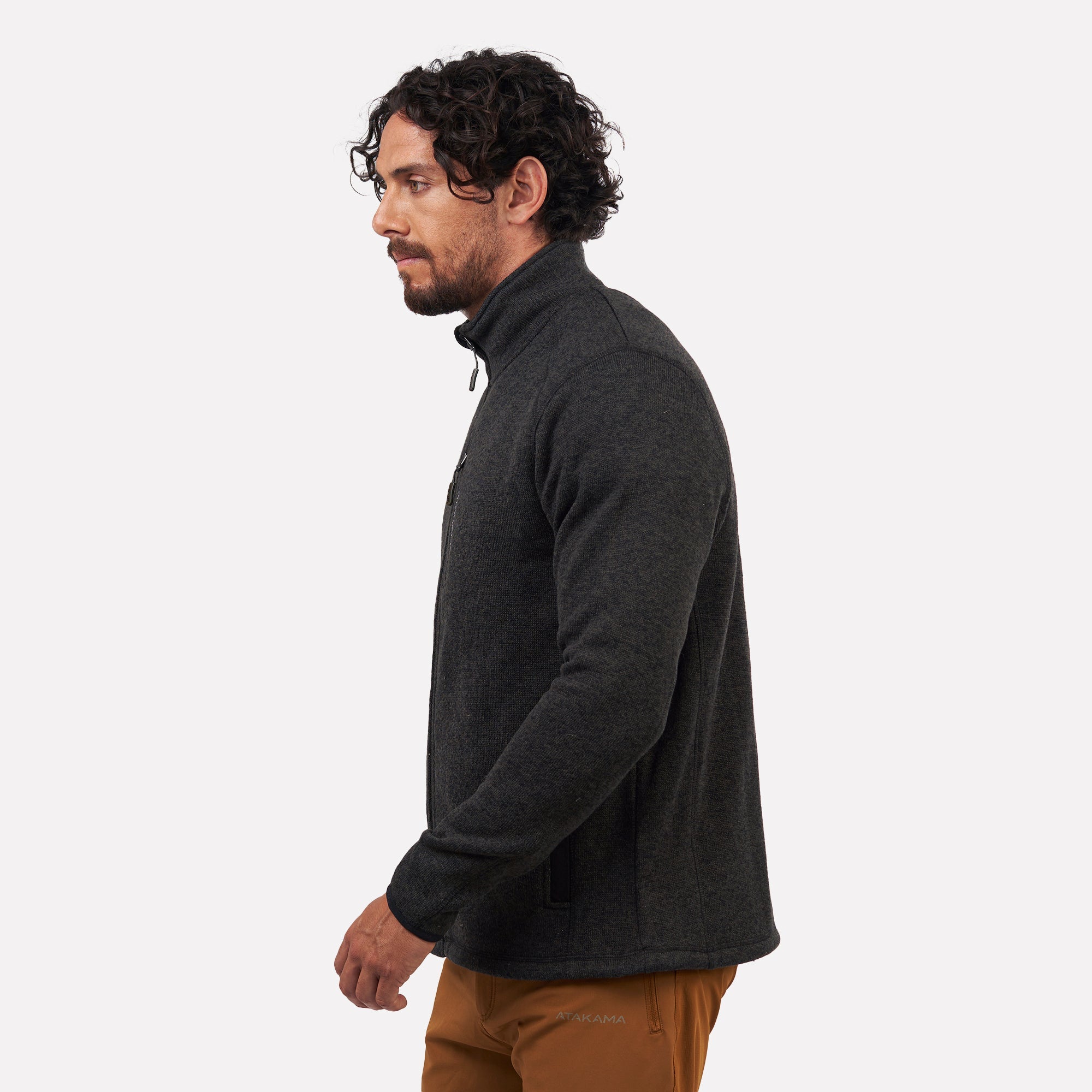 Polar tejido Full-Zip Hombre Tundra jaspeado Atakama Outdoor - Rideshop