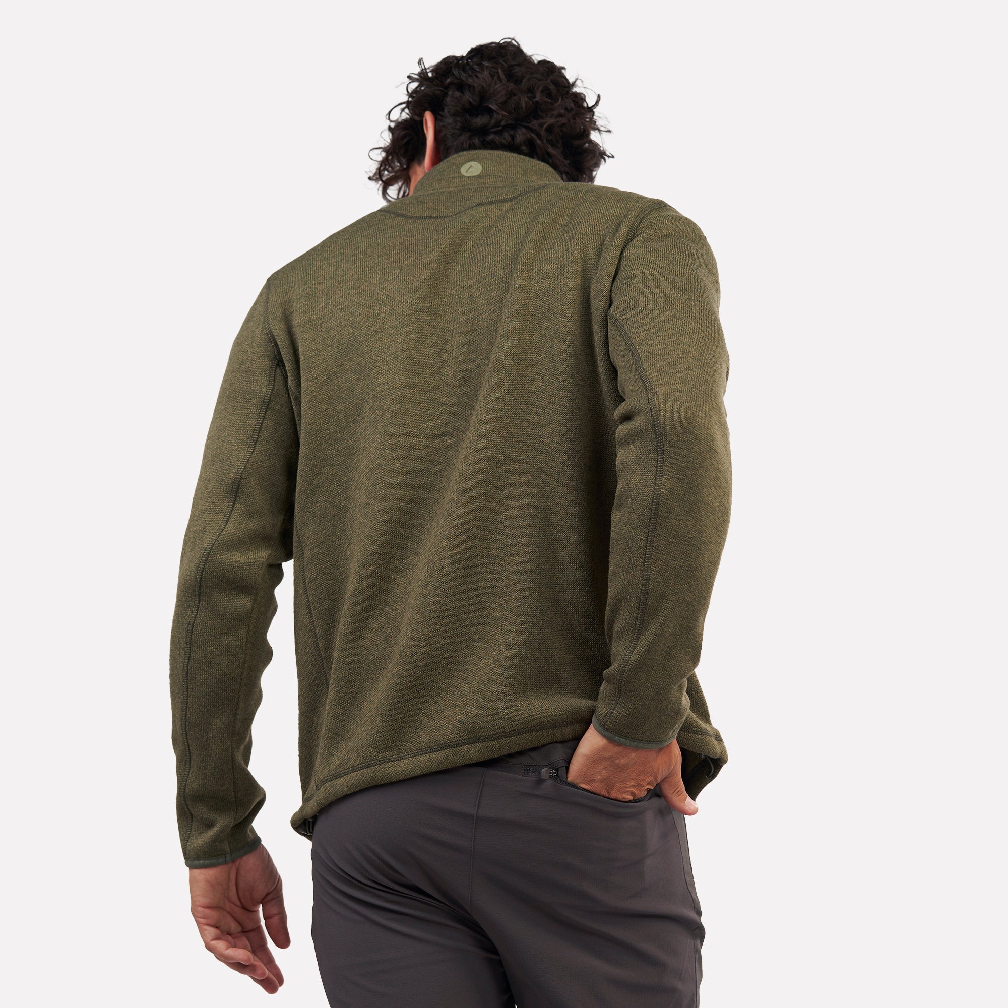 Polar tejido Full-Zip Hombre Tundra jaspeado Atakama Outdoor - Rideshop