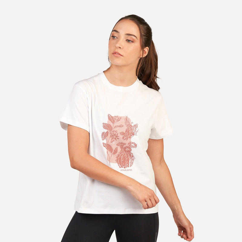 Polera Flora manga corta mujer Atakama Outdoor - Rideshop