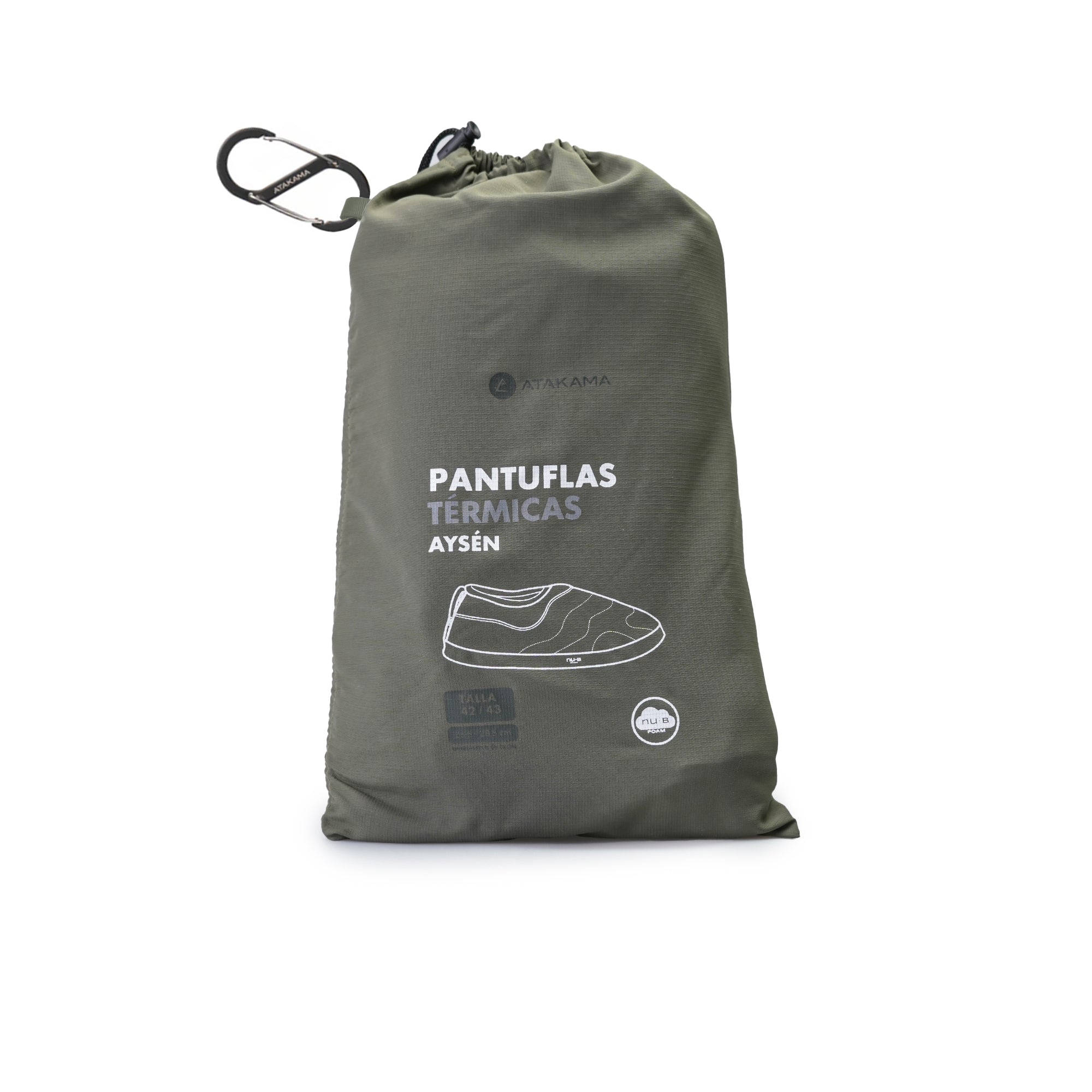 Pantuflas térmicas Aysen Nu-B Foam Verde