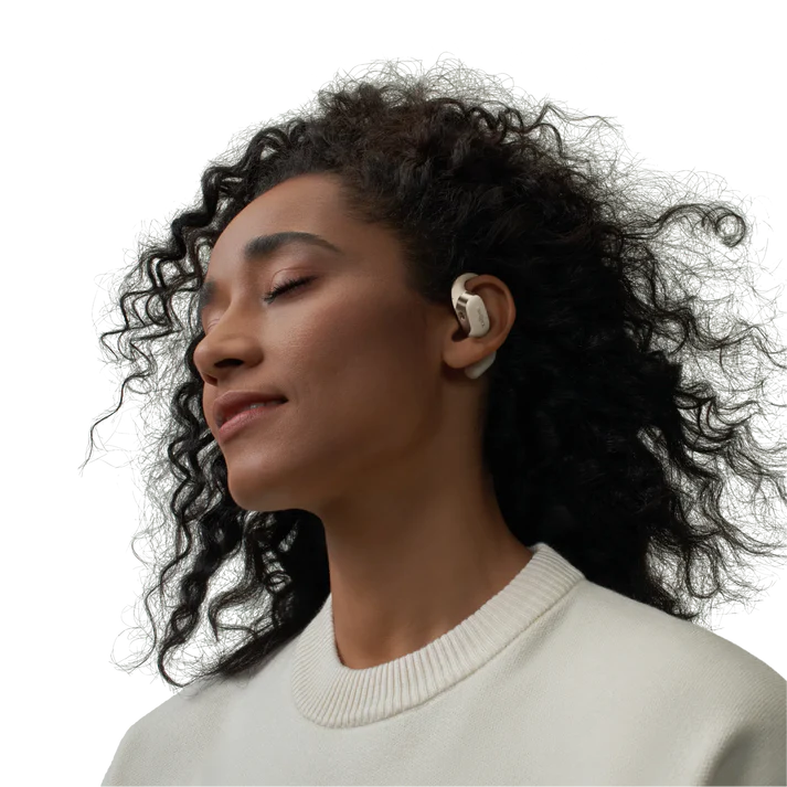 Audífonos Bluetooth Shokz OpenFit Beige