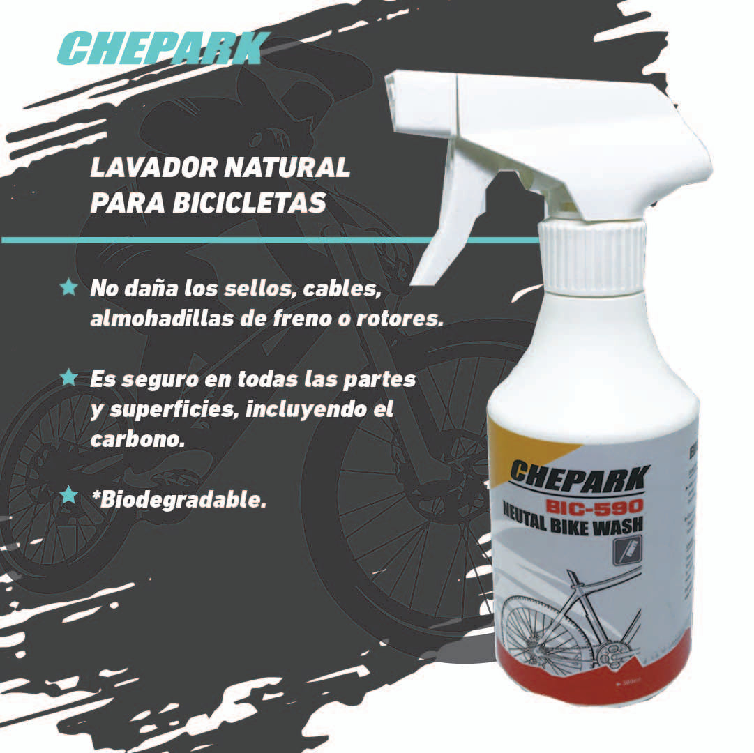 Shampoo Natural Chepark para Bicicletas