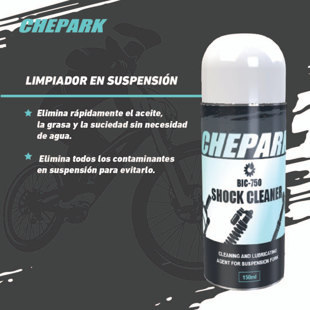 Limpiador de Suspensión Chepark para Bicicletas