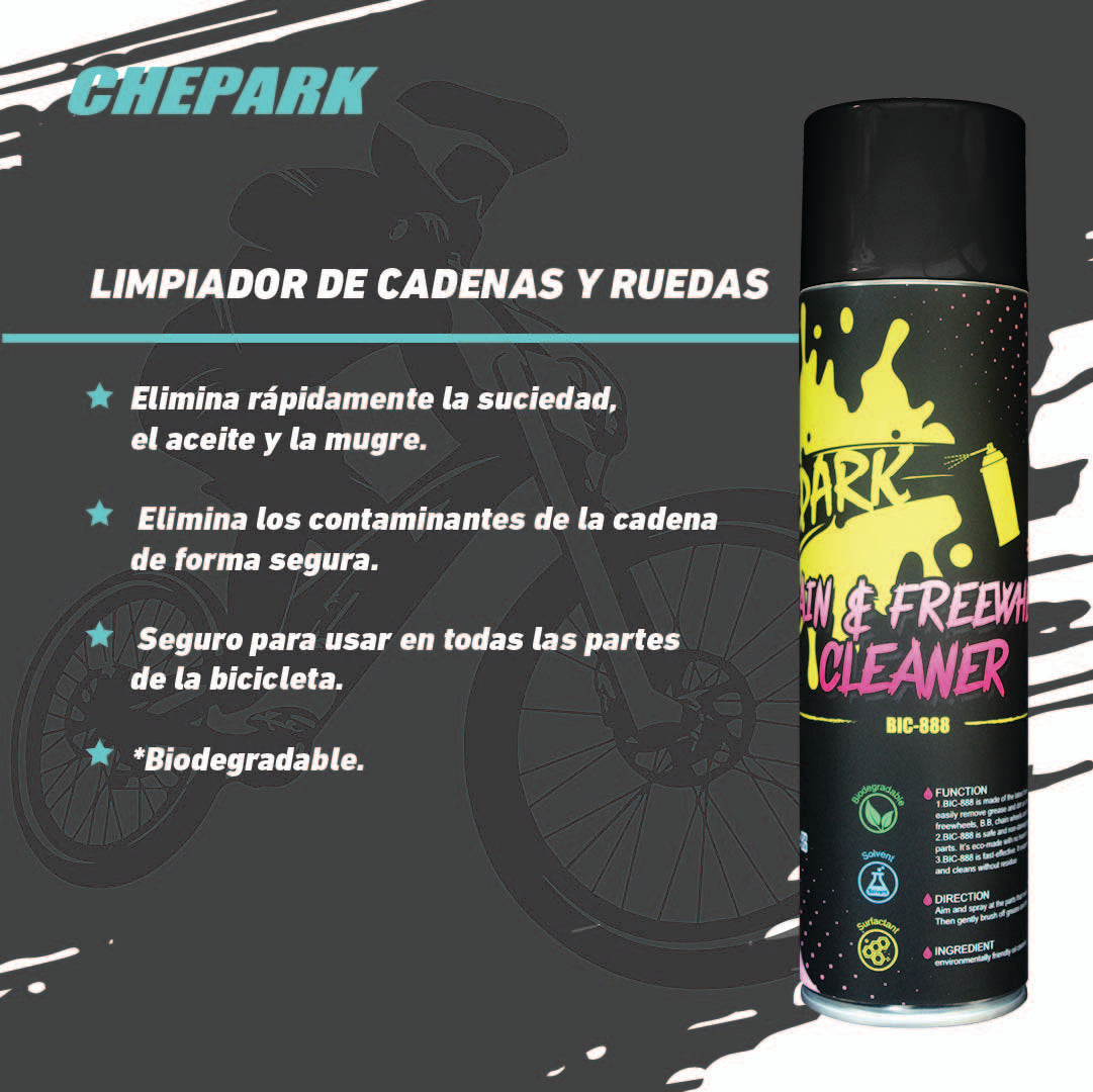 Limpiador Chepark Cadena y Ruedas Libre