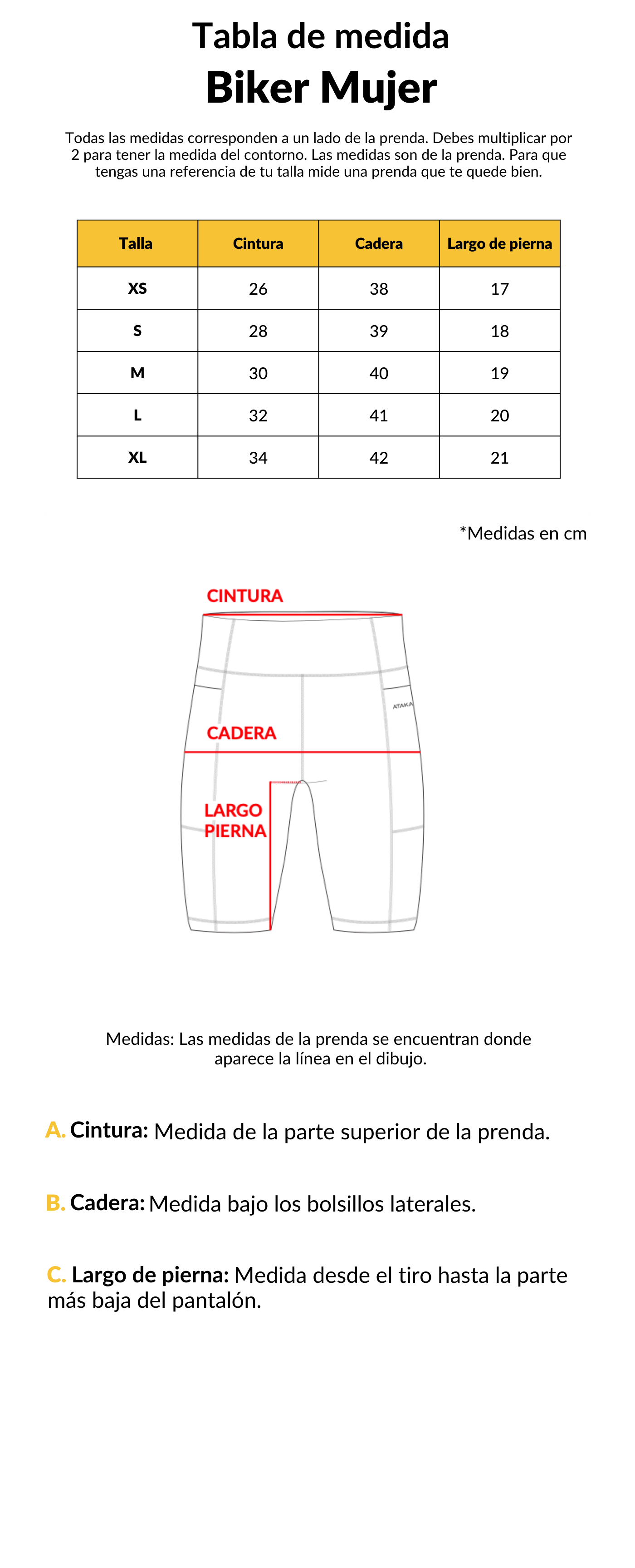 Calza Biker Mujer Oasis