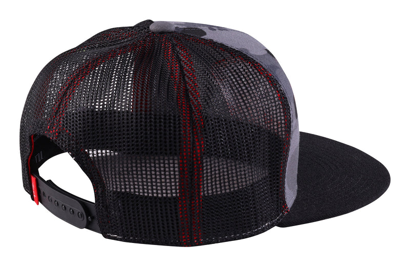 Troy Lee Designs Jockey Snapback Bolt Patch Negro/Camo - Rideshop