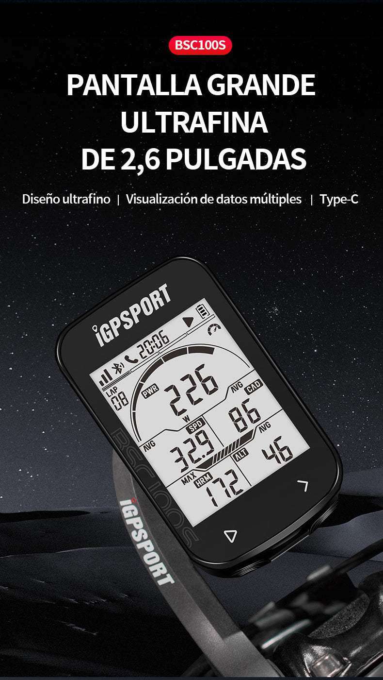 Ciclocomputador GPS iGPSPORT BSC100S