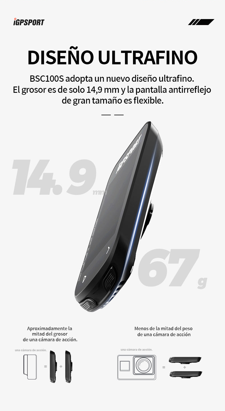 Ciclocomputador GPS iGPSPORT BSC100S