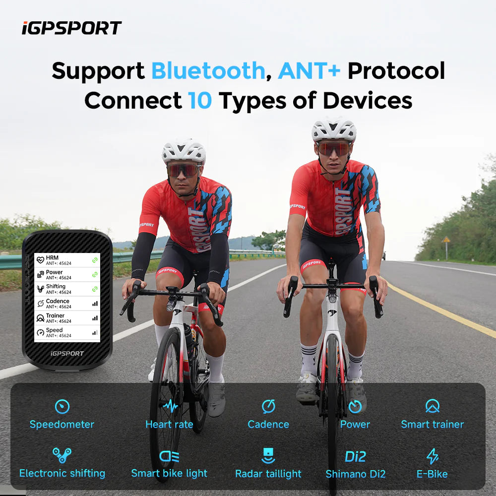 Ciclocomputador GPS iGPSPORT BSC300t Pantalla Táctil