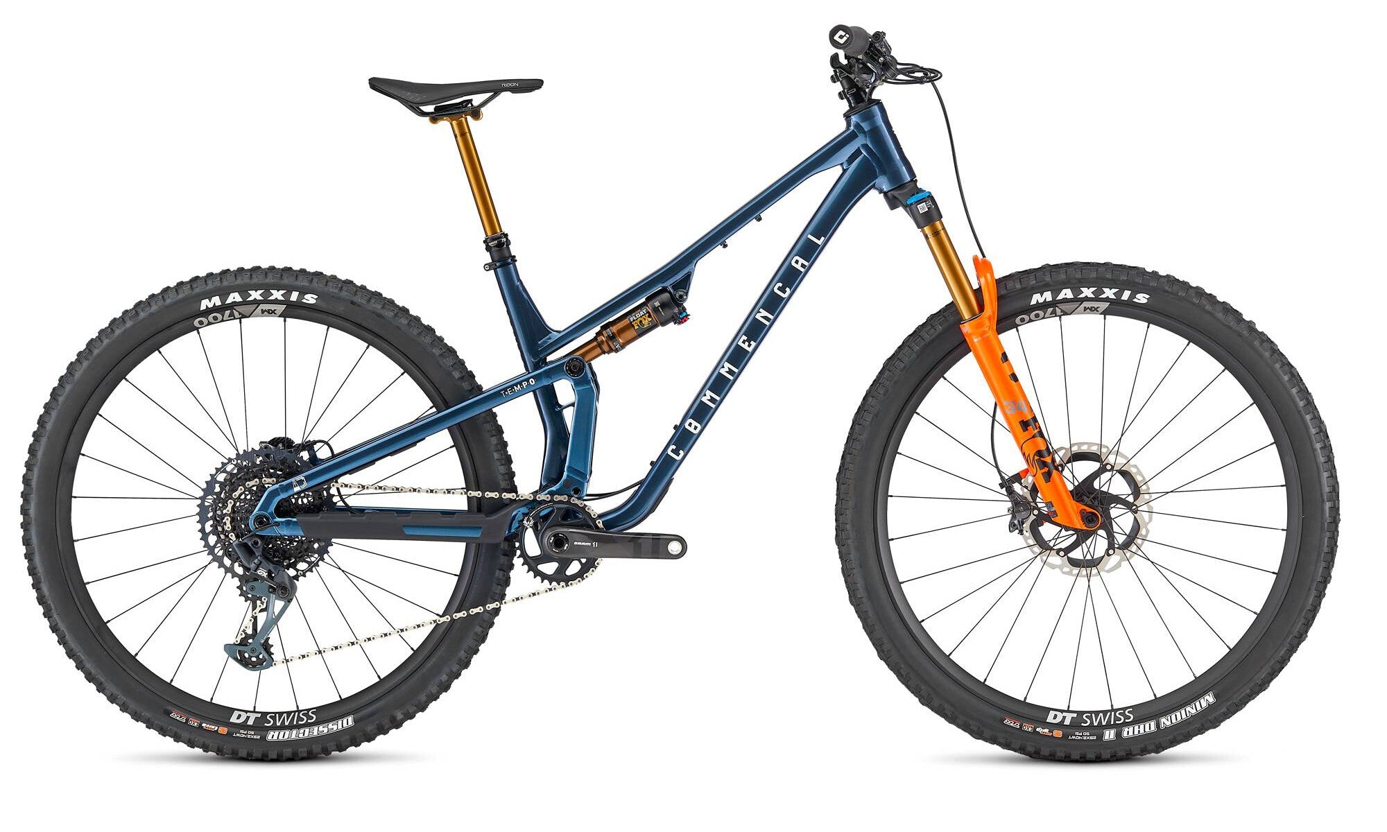 Bicicleta Enduro Commencal T.E.M.P.O. Signature Sparkly Blue