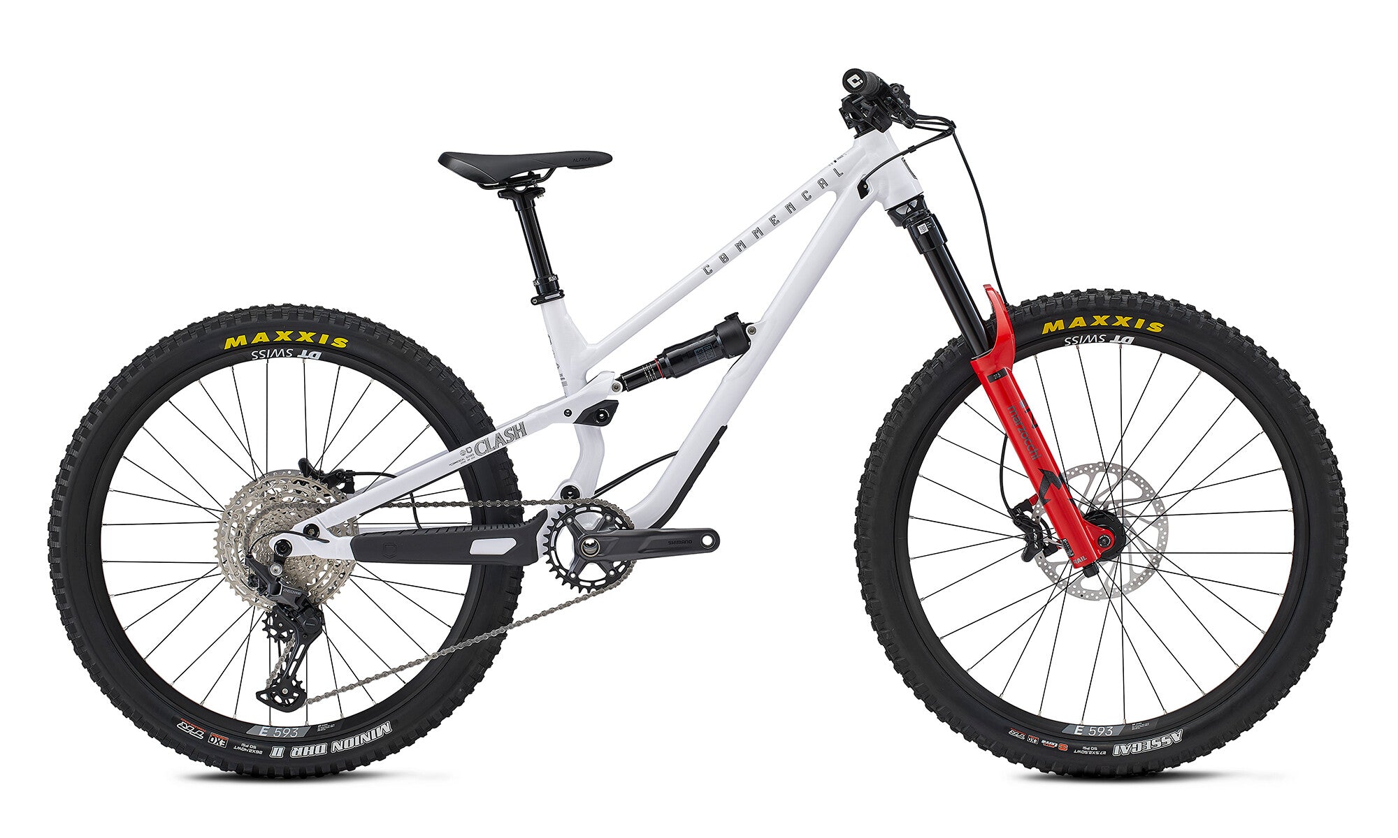 Bicicleta para Niños Commencal Clash XS Pure White 2026