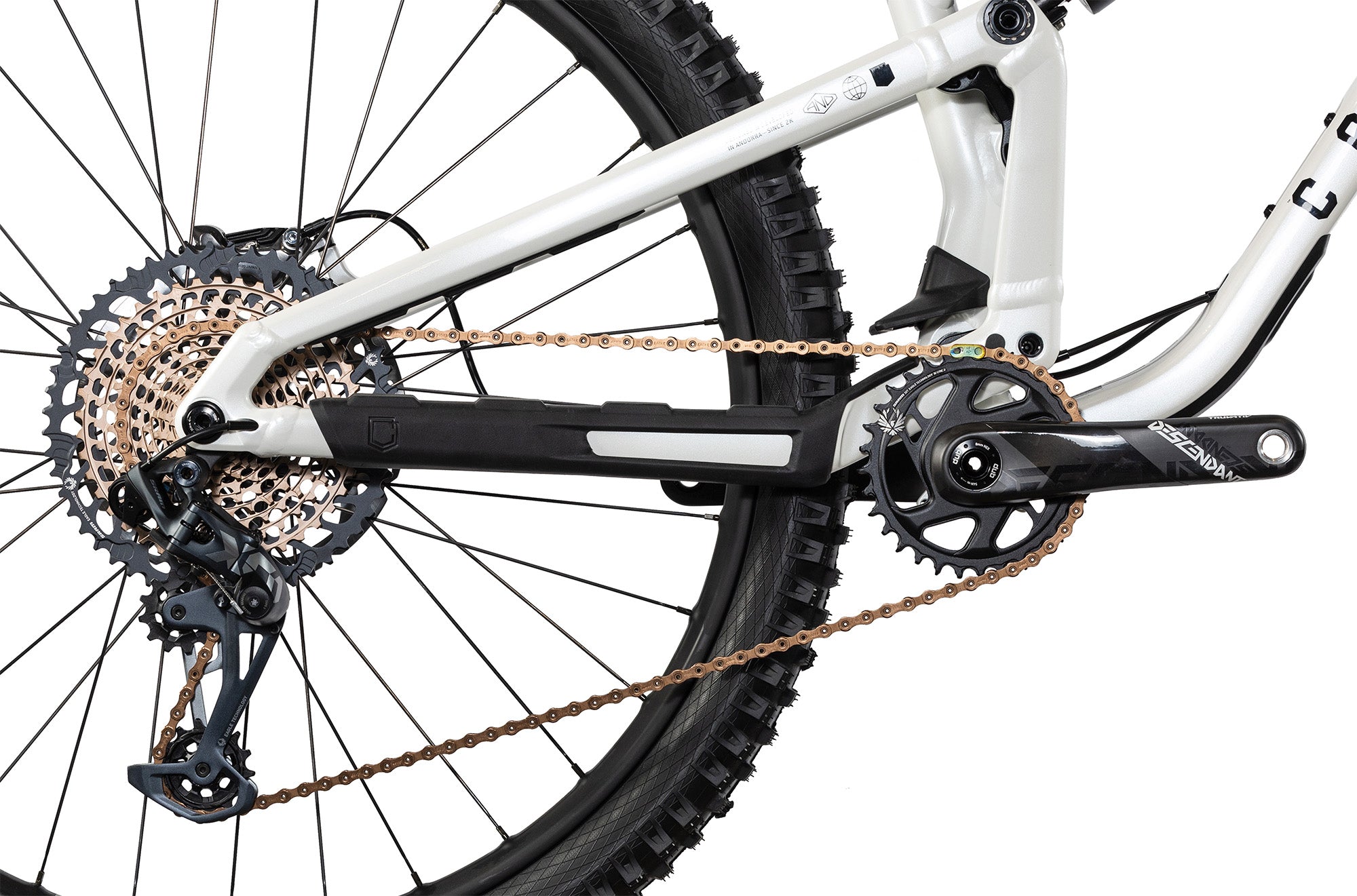 Bicicleta Enduro Commencal Meta V5 Limited Edition Clear Silver