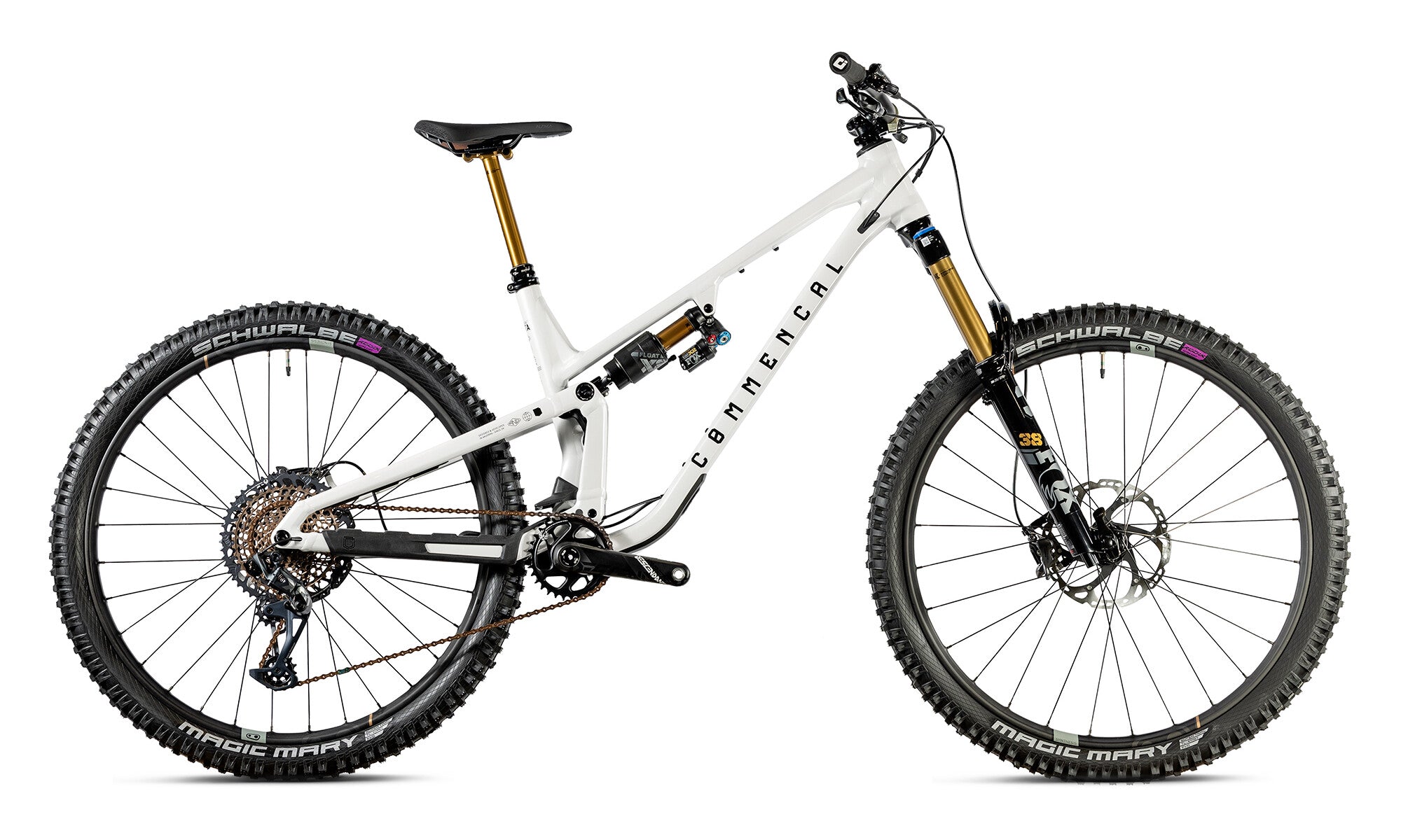 Bicicleta Enduro Commencal Meta V5 Limited Edition Clear Silver