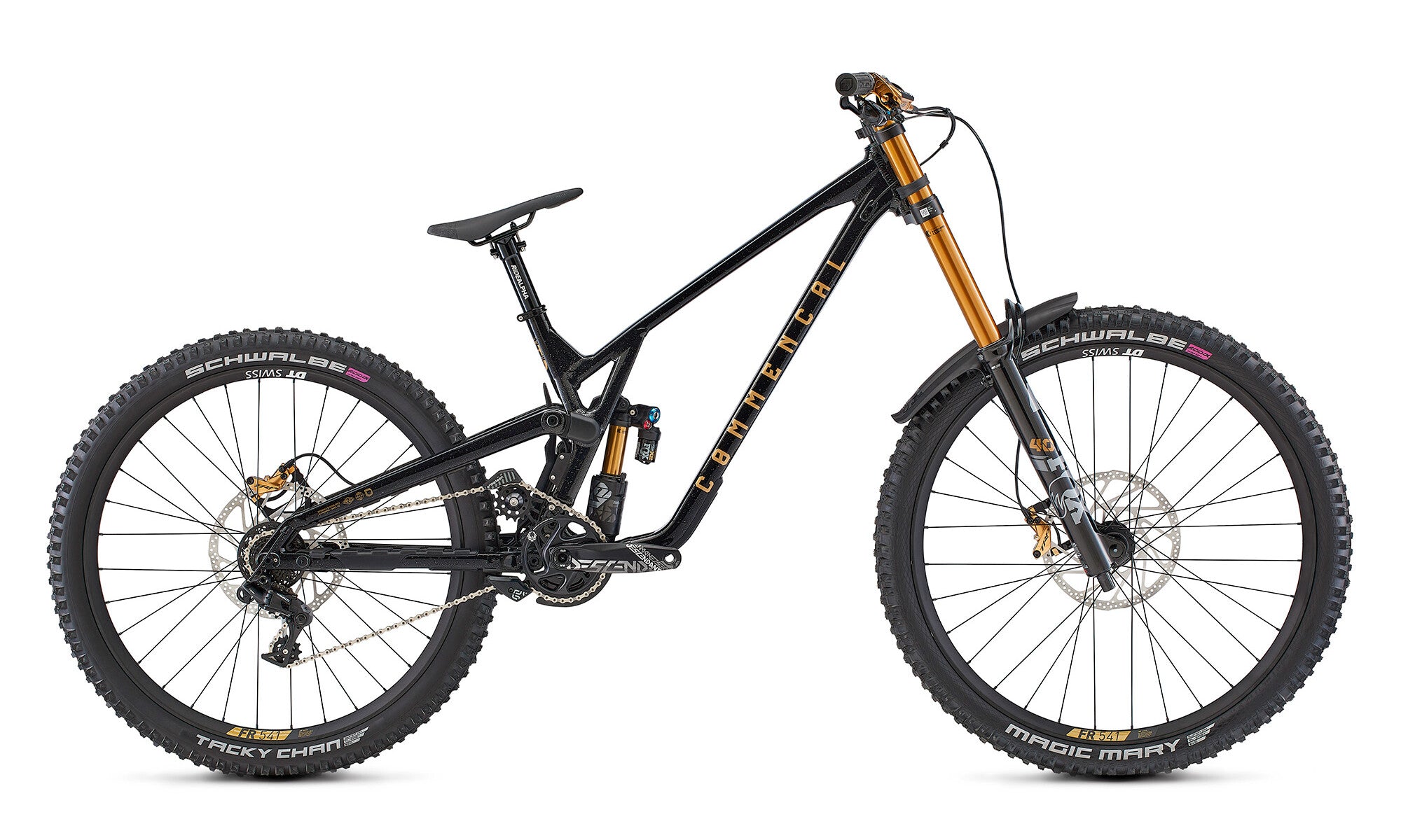 Bicicleta Commencal Supreme DH V5 Signature LTD Glittery Black 2025