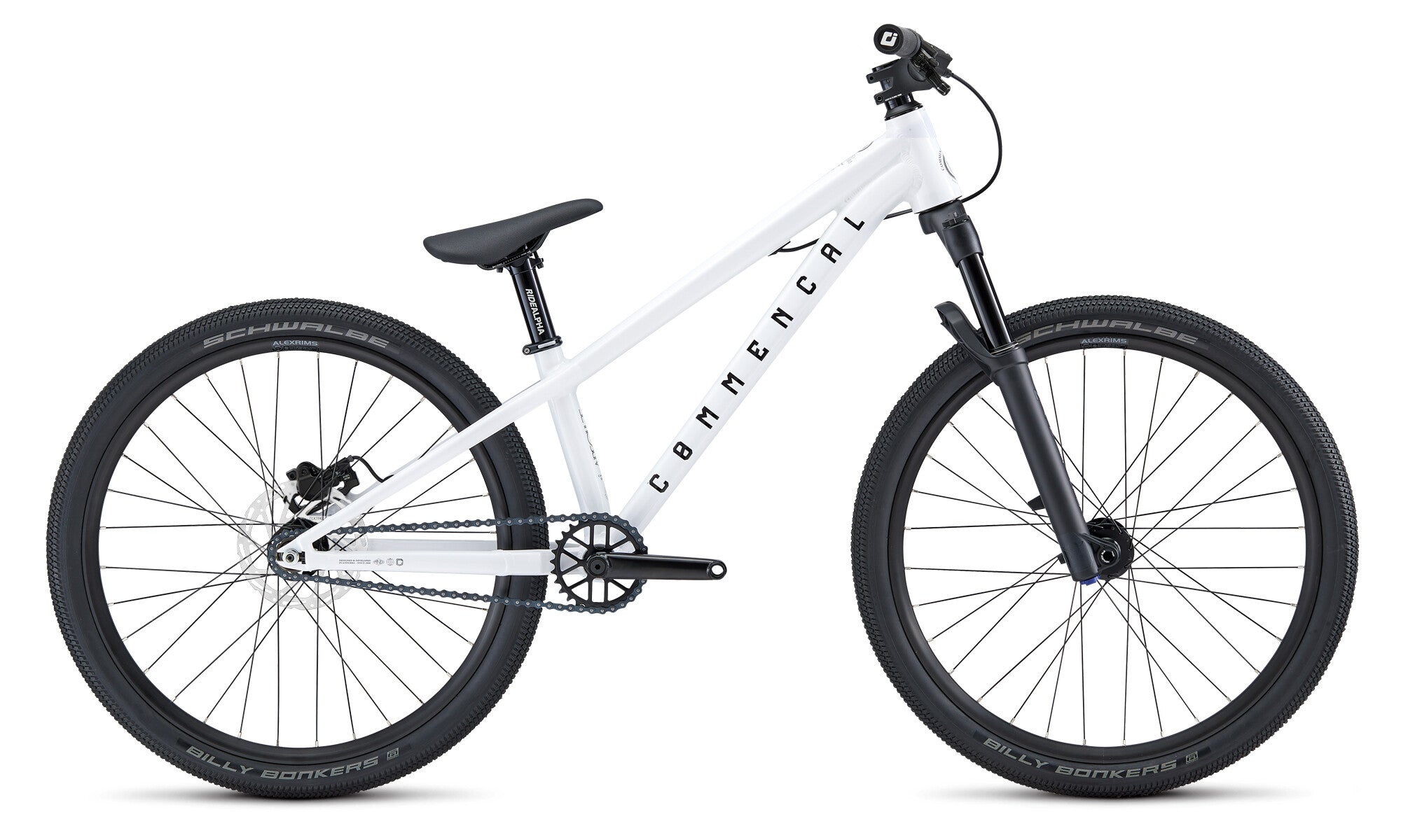 Bicicleta para Niños Commencal Absolut 24 Pure White 2026