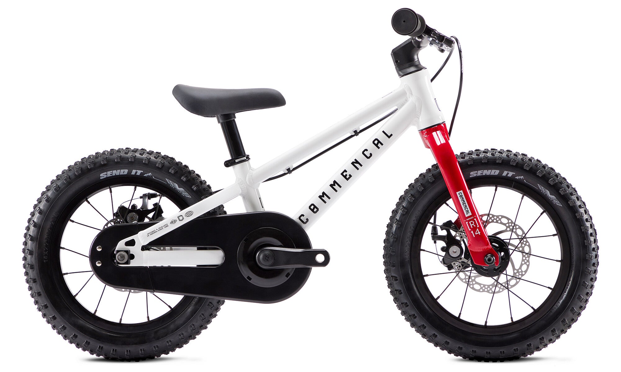 Bicicleta para Niños Commencal Ramones 14 White 2027