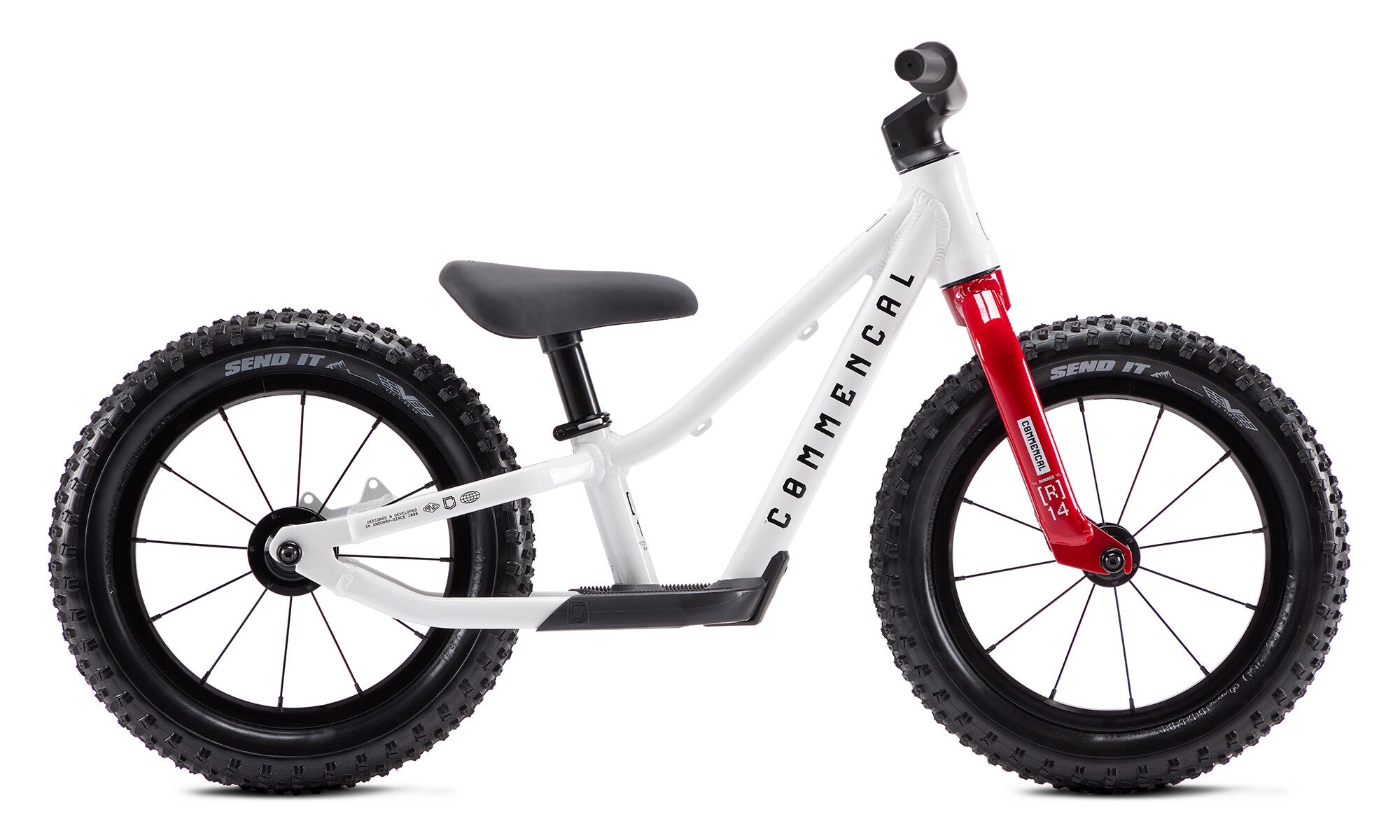 Bicicleta para Niños Commencal Ramones 14 Push Bike White 2027