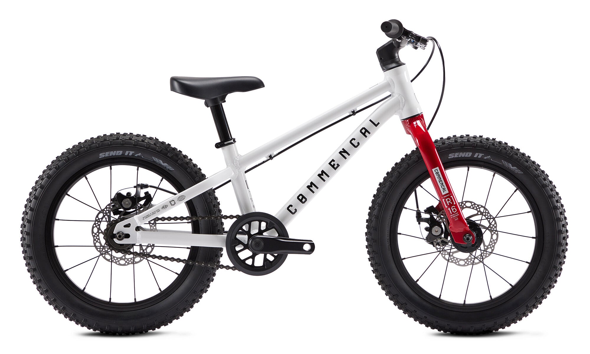 Bicicleta para Niños Commencal Ramones 16 White 2027