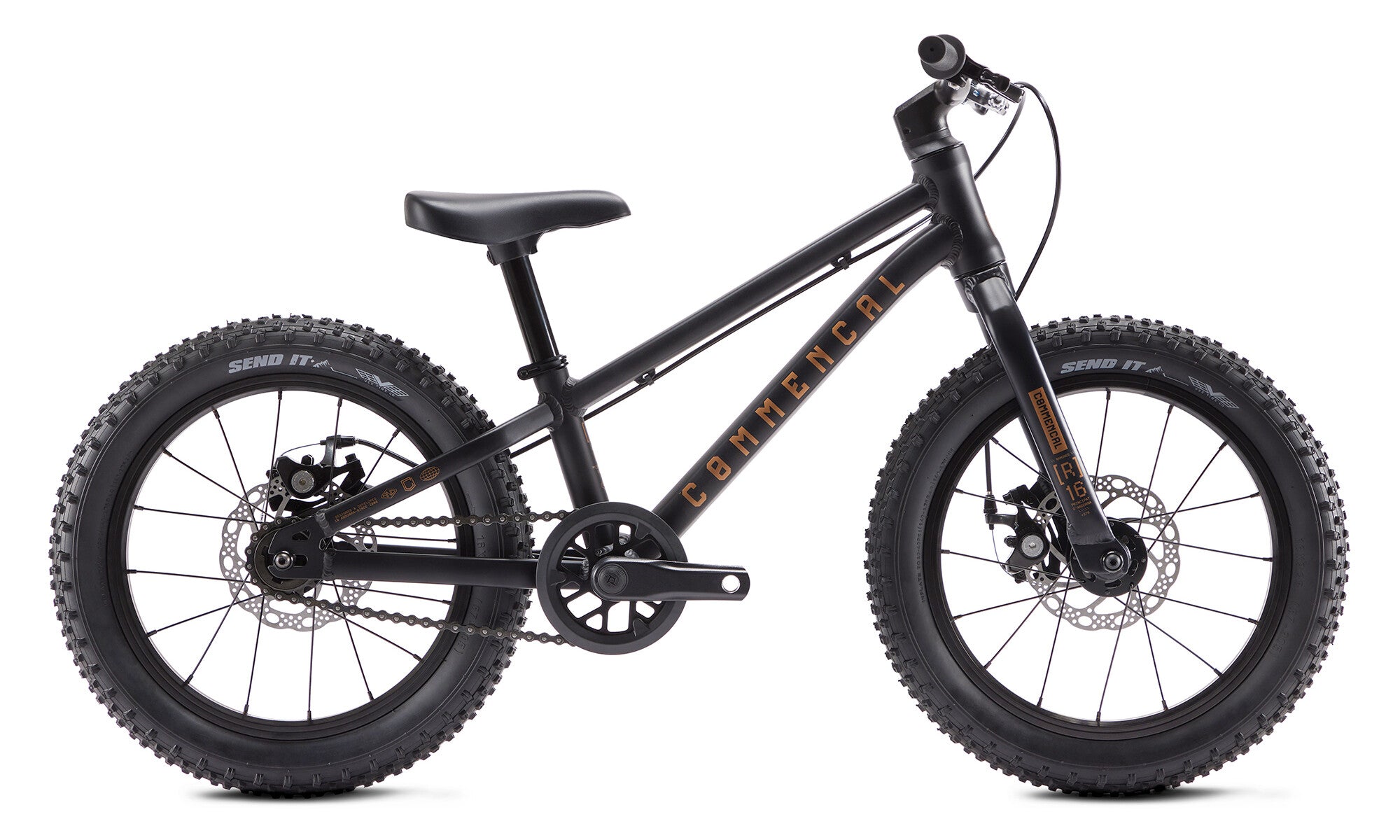 Bicicleta para Niños Commencal Ramones 16 Black 2027