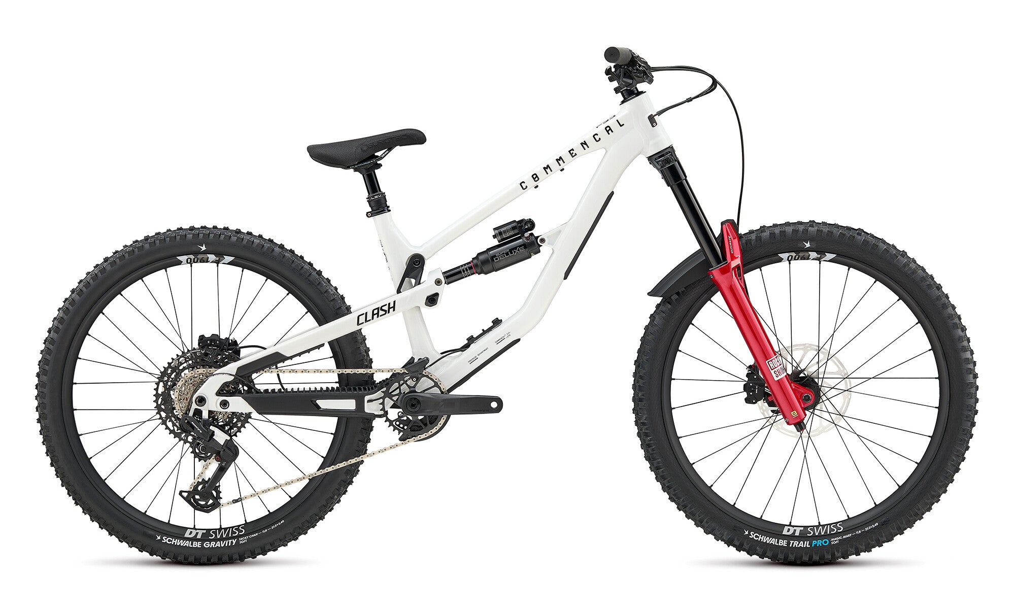 Bicicleta Enduro Commencal Clash V3 Rockshox Pure White 2027