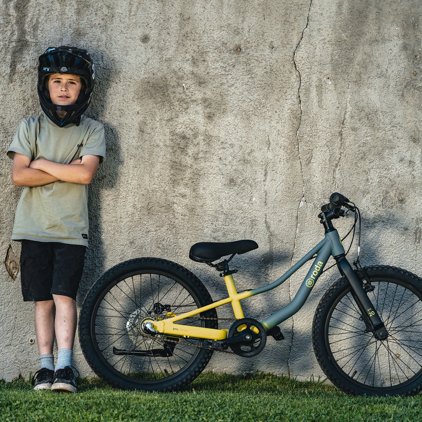 Bicicleta Infantil Roda Pro 20 Sport Verde-Amarillo