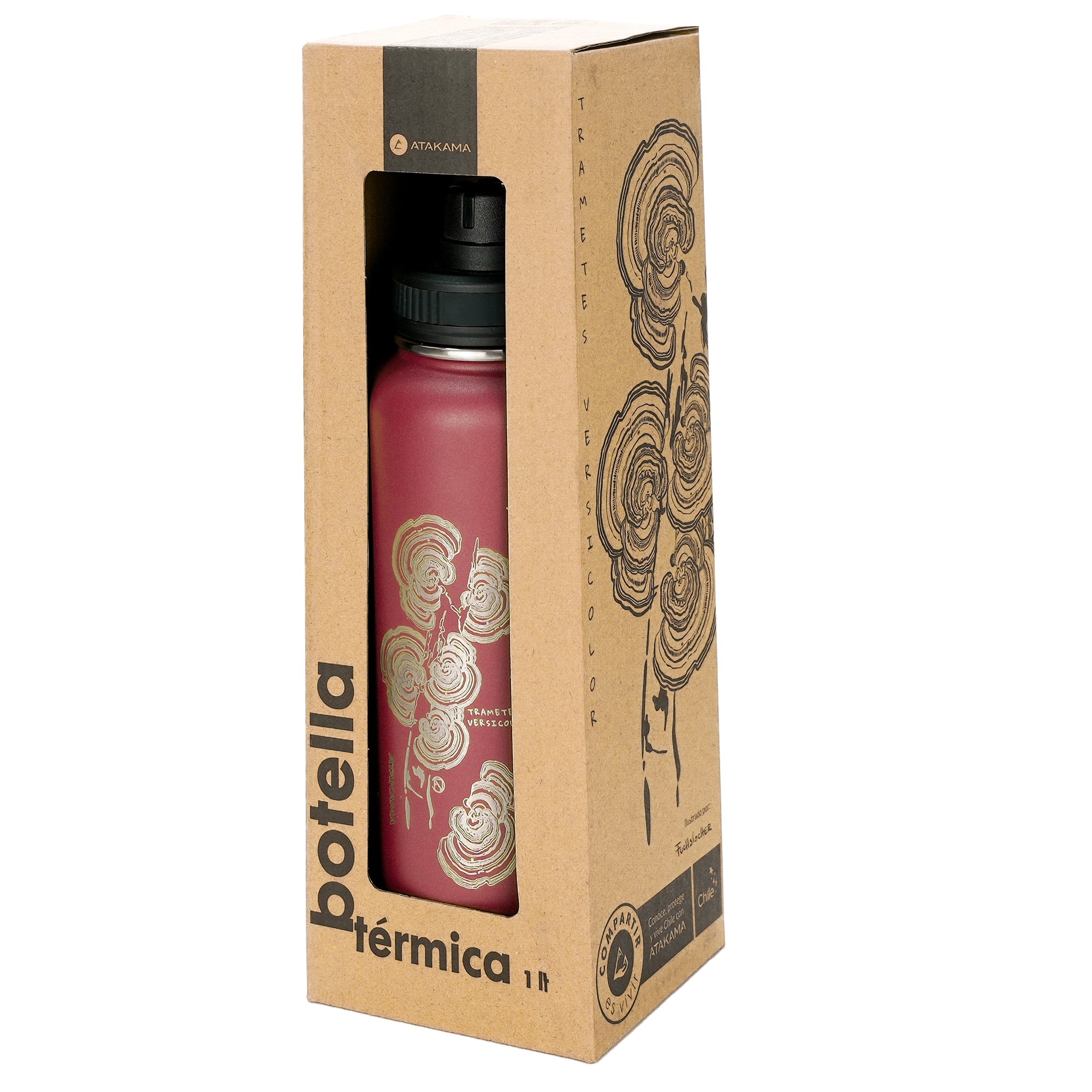 Botella térmica Trametes versicolor 1 lt Atakama Outdoor - Rideshop