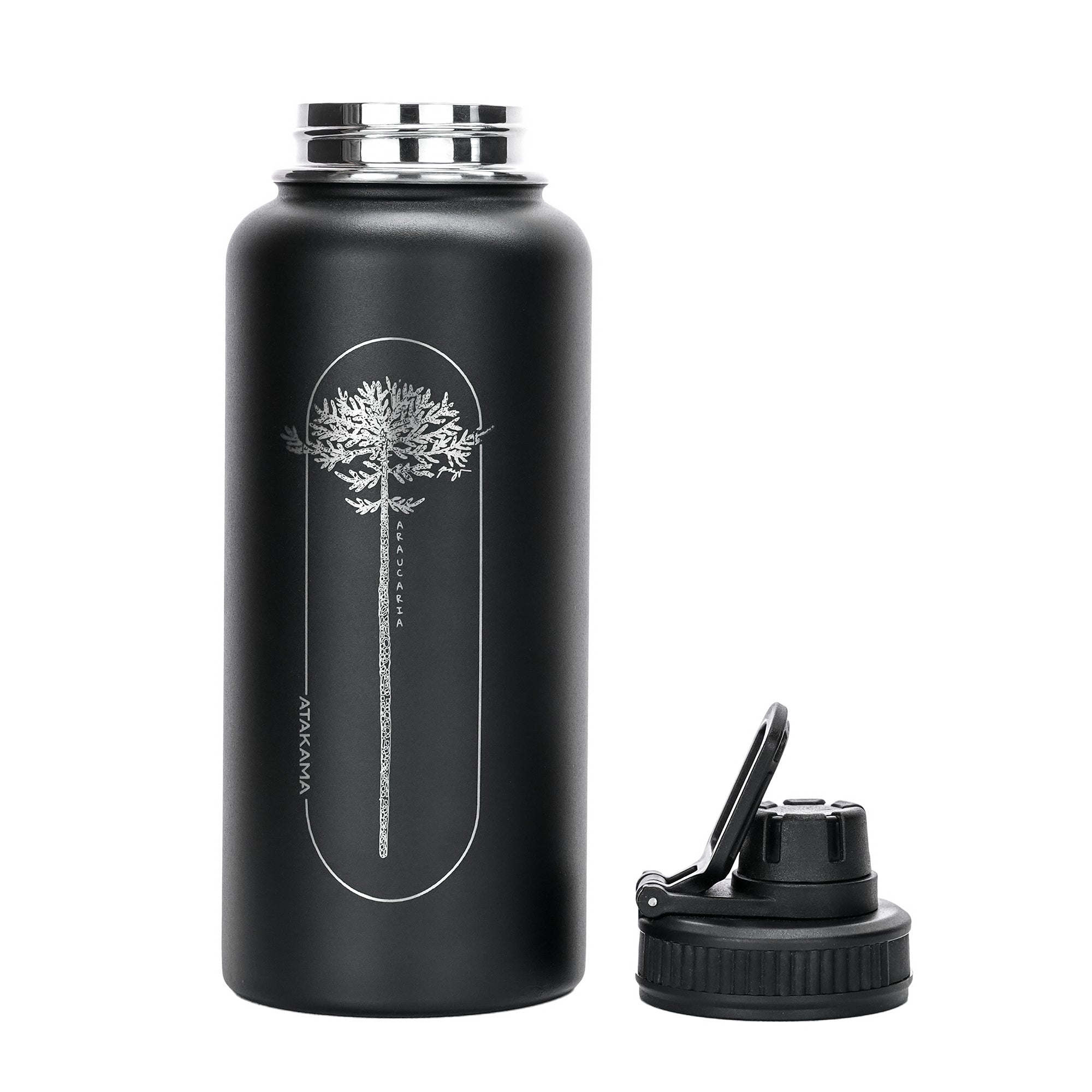 Botella térmica Araucaria 1 lt Negra