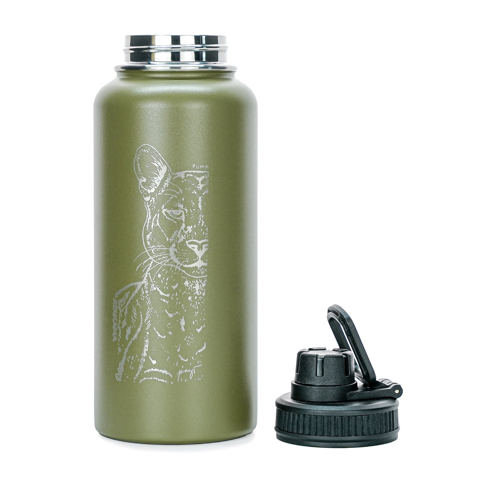 Botella térmica Puma 1 lt Verde