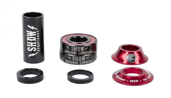 Cubeta de motor TSC Stacked MID 22mm Rojo