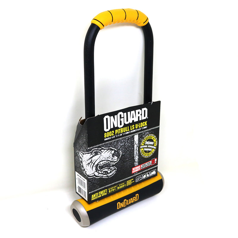 On Guard Candado U-Lock Pitbull LS 115mm x 292mm - Rideshop