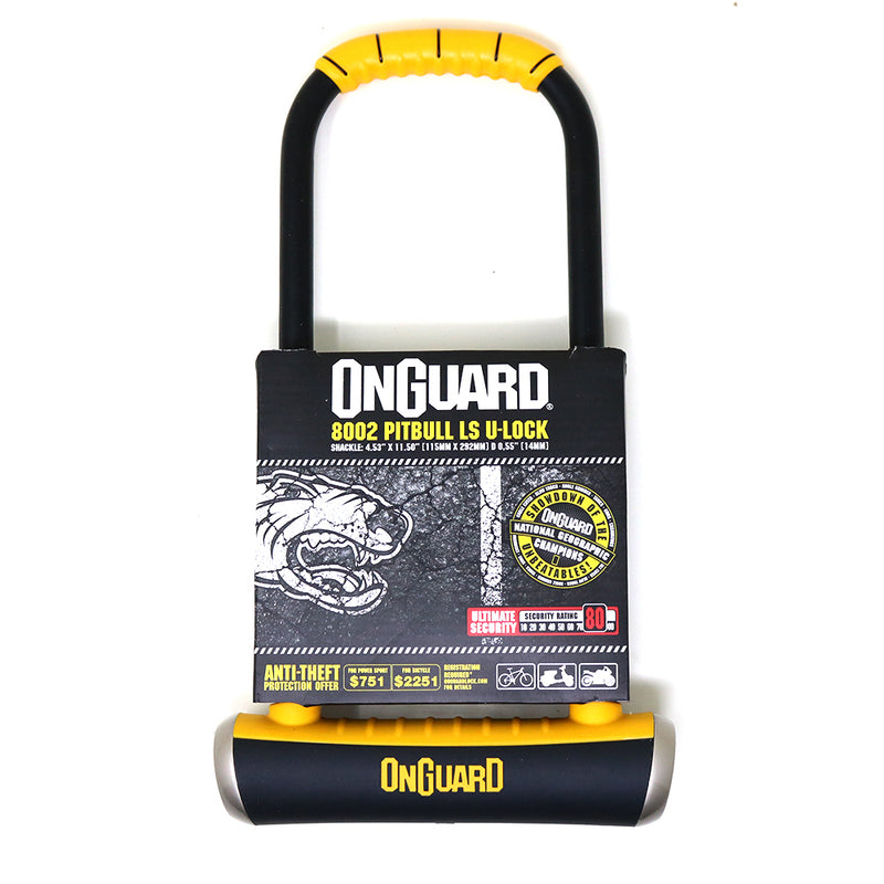 On Guard Candado U-Lock Pitbull LS 115mm x 292mm - Rideshop
