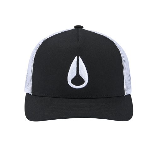 Nixon Jockey Iconed Trucker Hat Black White White - Rideshop