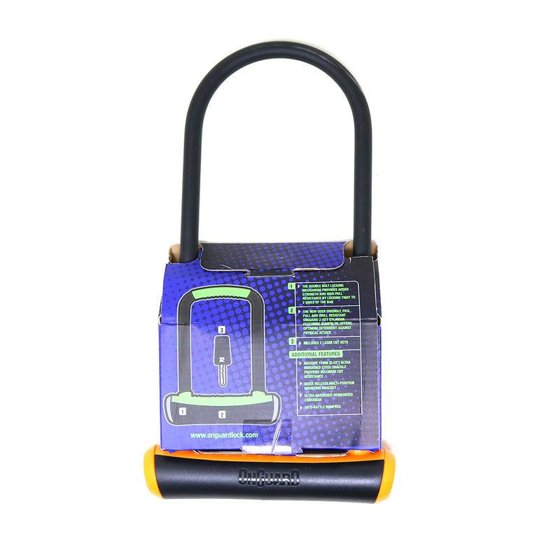 On Guard Candado U-Lock NS LS 115x292mm - Rideshop