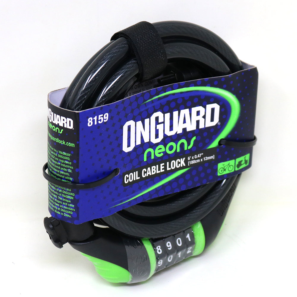 On Guard Candado Espiral Clave NS 180x12 - Rideshop