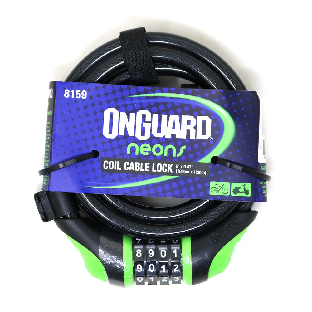 On Guard Candado Espiral Clave NS 180x12 - Rideshop