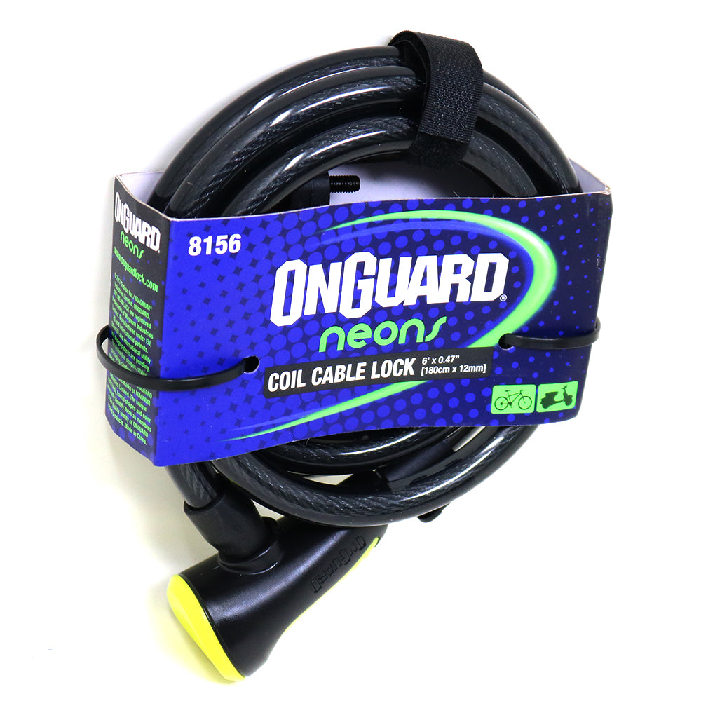 On Guard Candado Espiral NS 180x12mm - Rideshop