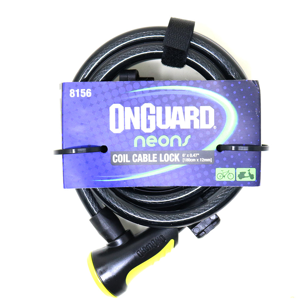 On Guard Candado Espiral NS 180x12mm - Rideshop
