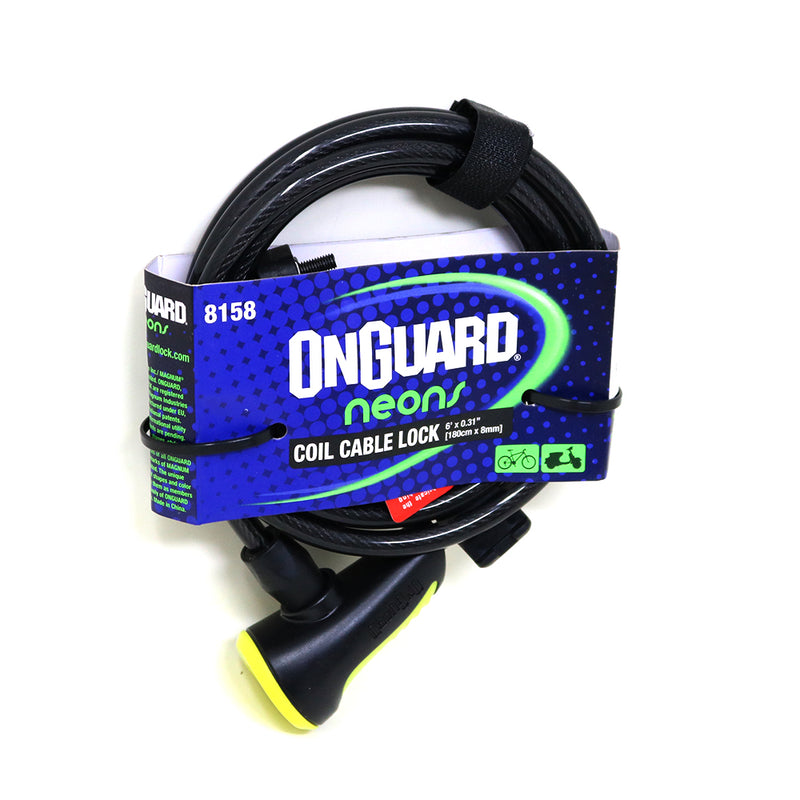On Guard Candado Espiral NS 180x8mm - Rideshop