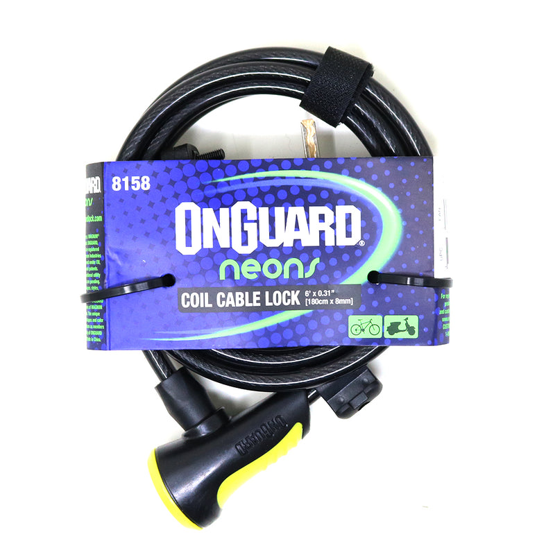 On Guard Candado Espiral NS 180x8mm - Rideshop