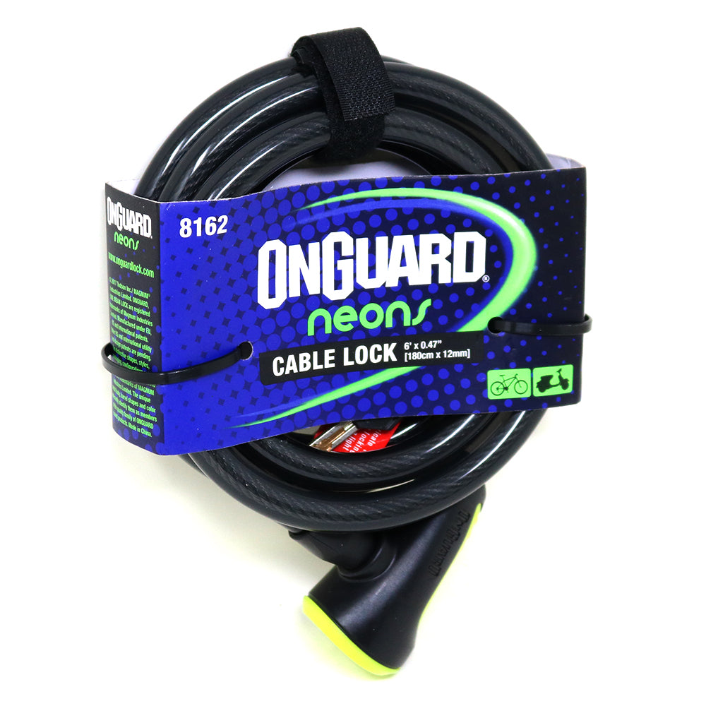 On Guard Candado C/Llave 180 x 12mm - Rideshop