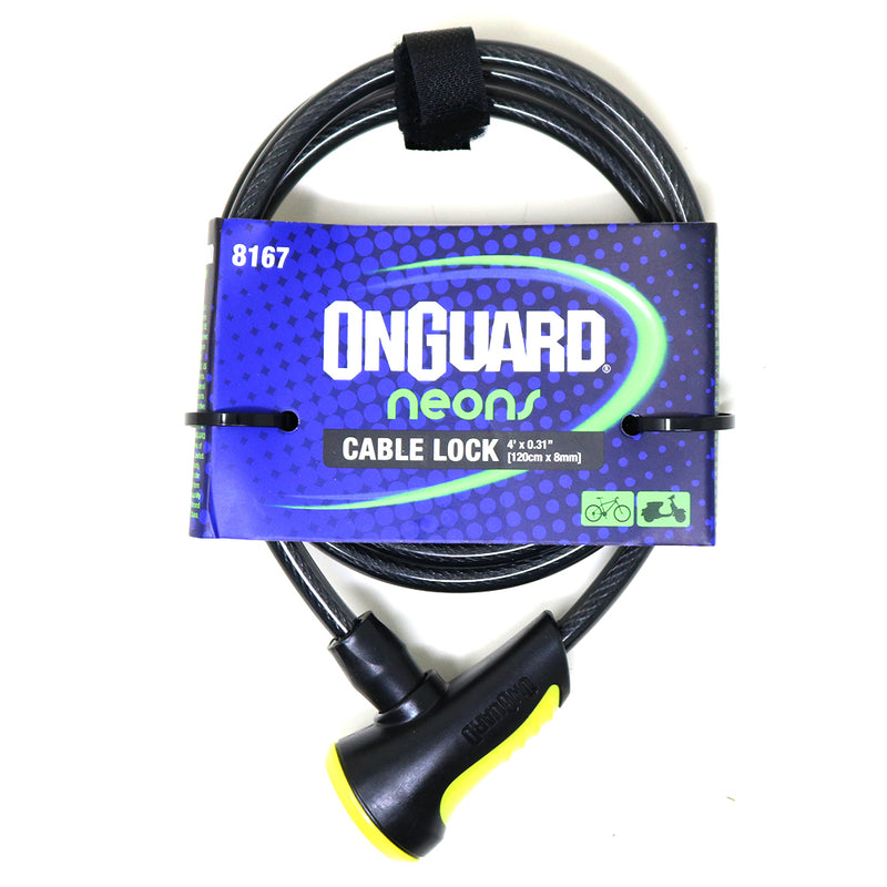 On Guard Candado C/Llave 120 x 8mm - Rideshop