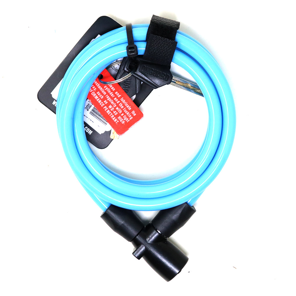 On Guard Candado espiral C/llave 150x8m - Rideshop